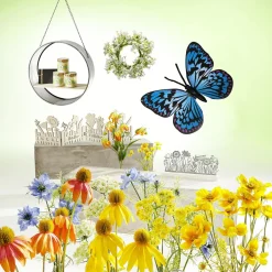 2 Papillons Déco 50 Cm-DecoWoerner Discount