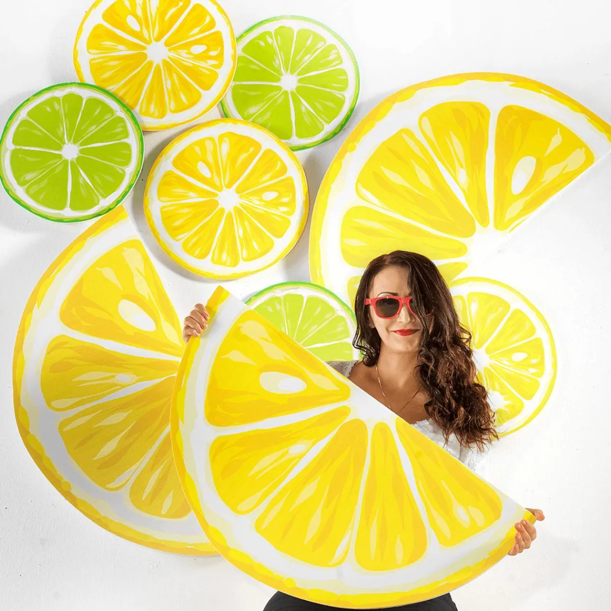 Afficher Une Tranche De Citron De 88 Cm-DecoWoerner New