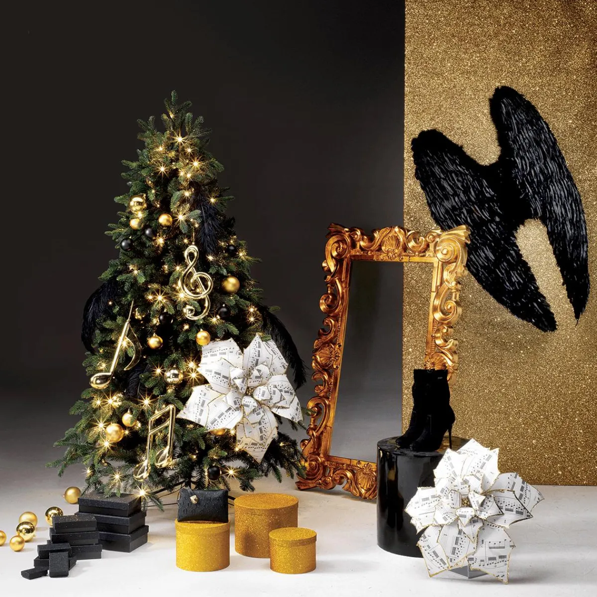 Ailes D'ange es En Plumes, Long. 120 Cm-DecoWoerner Outlet