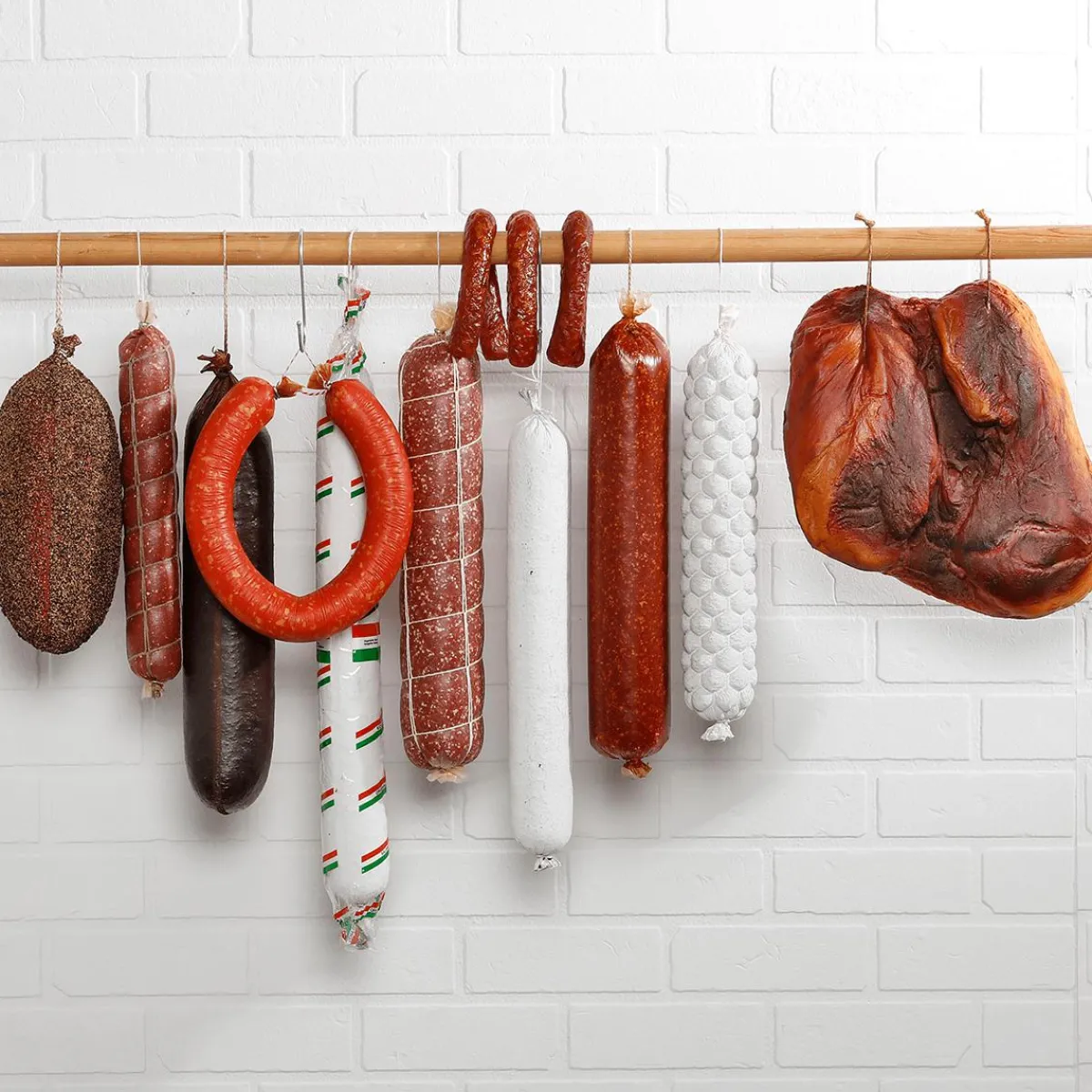 Alimentaire-Attrappen-Assortiment De Saucisses Premier équipement, 13 Pièces-DecoWoerner New