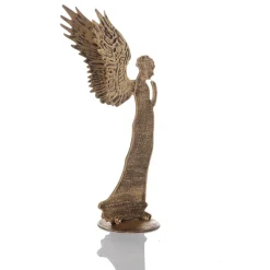 Ange Décatif En Métal Dé D'époque, 28 Cm-DecoWoerner Hot