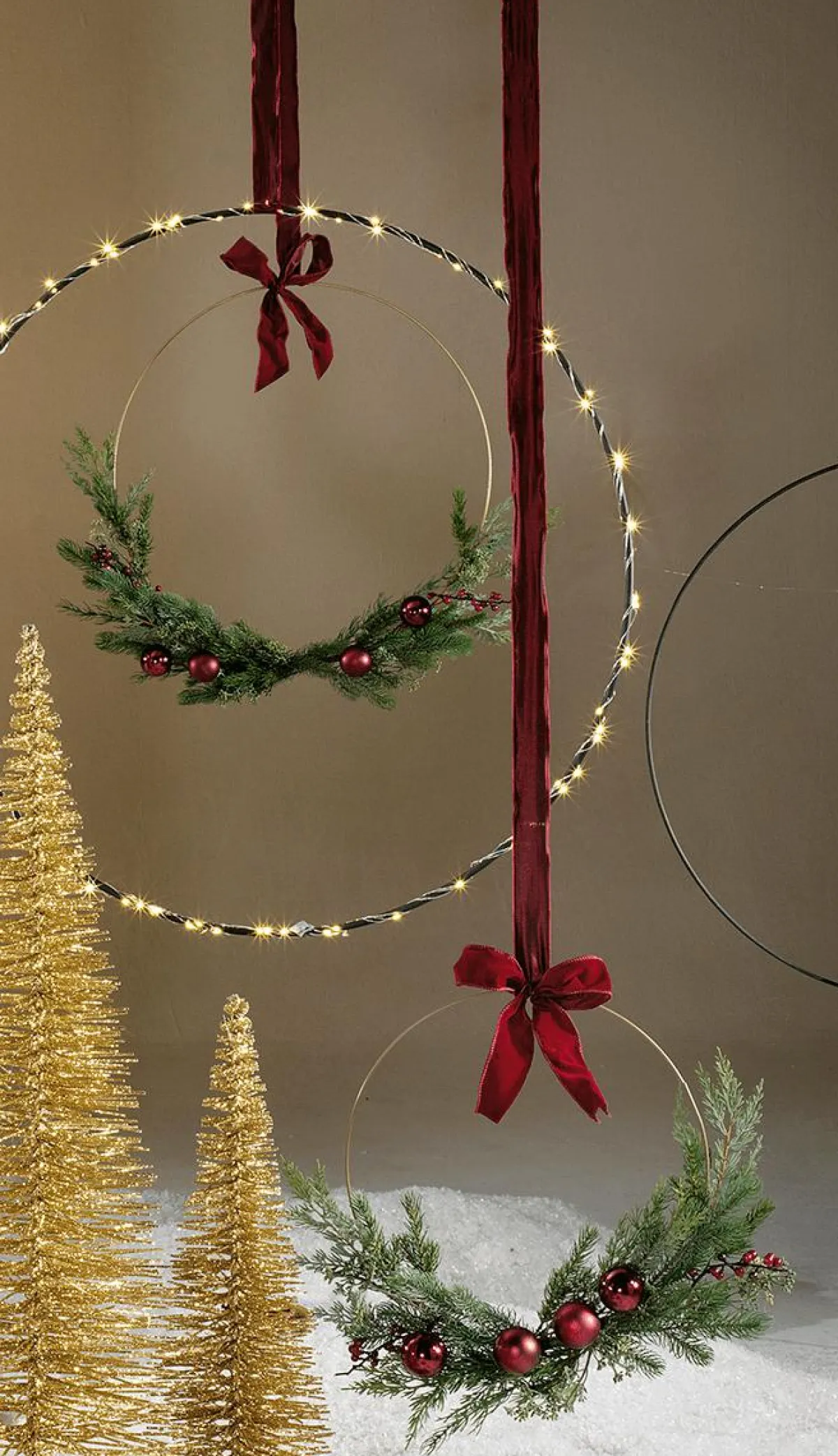 Anneau Déco En Métal, Ø 80 Cm-DecoWoerner Best
