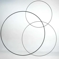 Anneau Déco En Métal, Entre 58 Et 60 Cm Ø-DecoWoerner New
