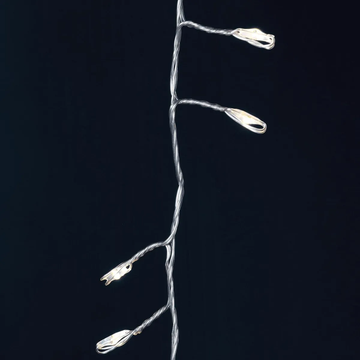 Anneau Lumineux En Fil De Fer LED "Feu D’artificie", Long. 185 Cm, Ø 30 Cm-DecoWoerner