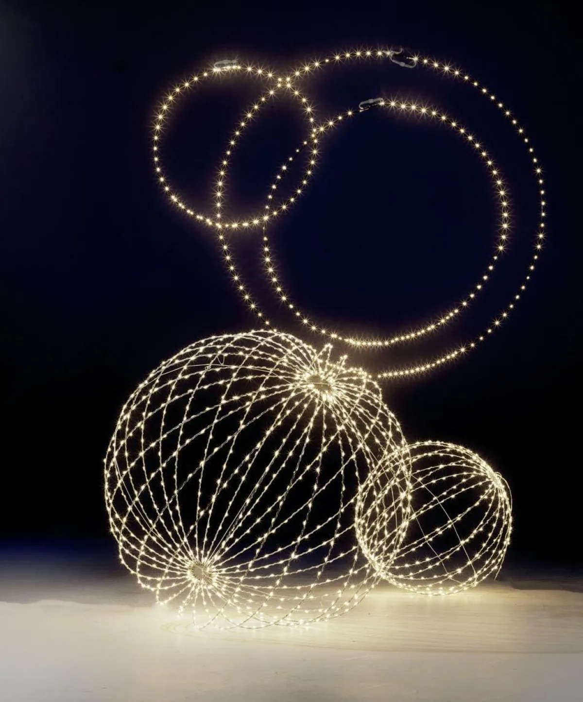 Anneau Lumineux Pour L'ext., LED Chaude, Ø 100 Cm-DecoWoerner Sale