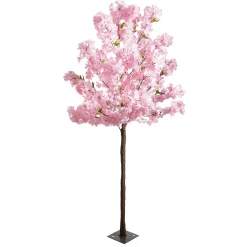 Arbre à Fleurs De Cerisier Artificiel Avec Socle, 180 Cm-DecoWoerner Outlet