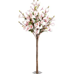 Arbre à Fleurs De Magnolia Artificiel, 180 Cm-DecoWoerner Best