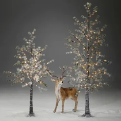 Arbre à LED Blanc Chaud 150 Cm-DecoWoerner Discount