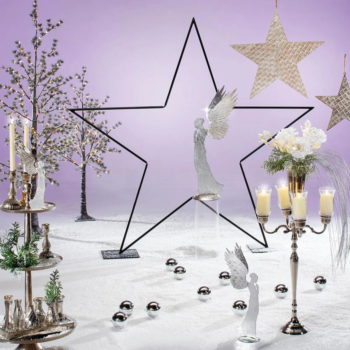 Arbre à LED Blanc Chaud 210 Cm-DecoWoerner Clearance