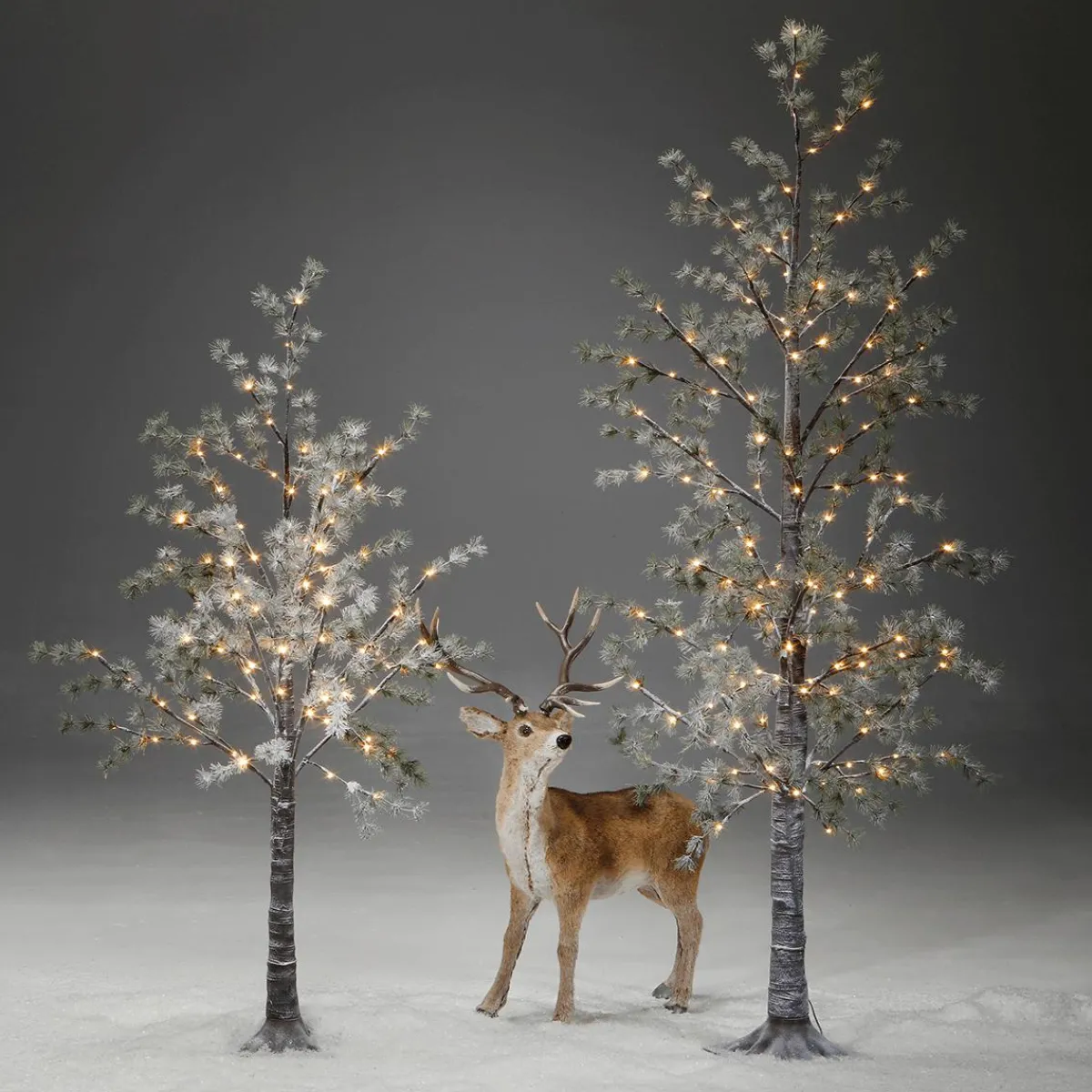 Arbre à LED Blanc Chaud 210 Cm-DecoWoerner Clearance
