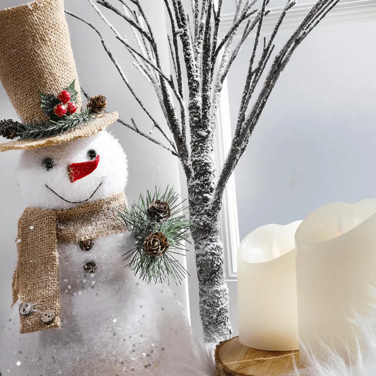 Arbre Déco Enneigé Haut. 70 Cm-DecoWoerner Sale
