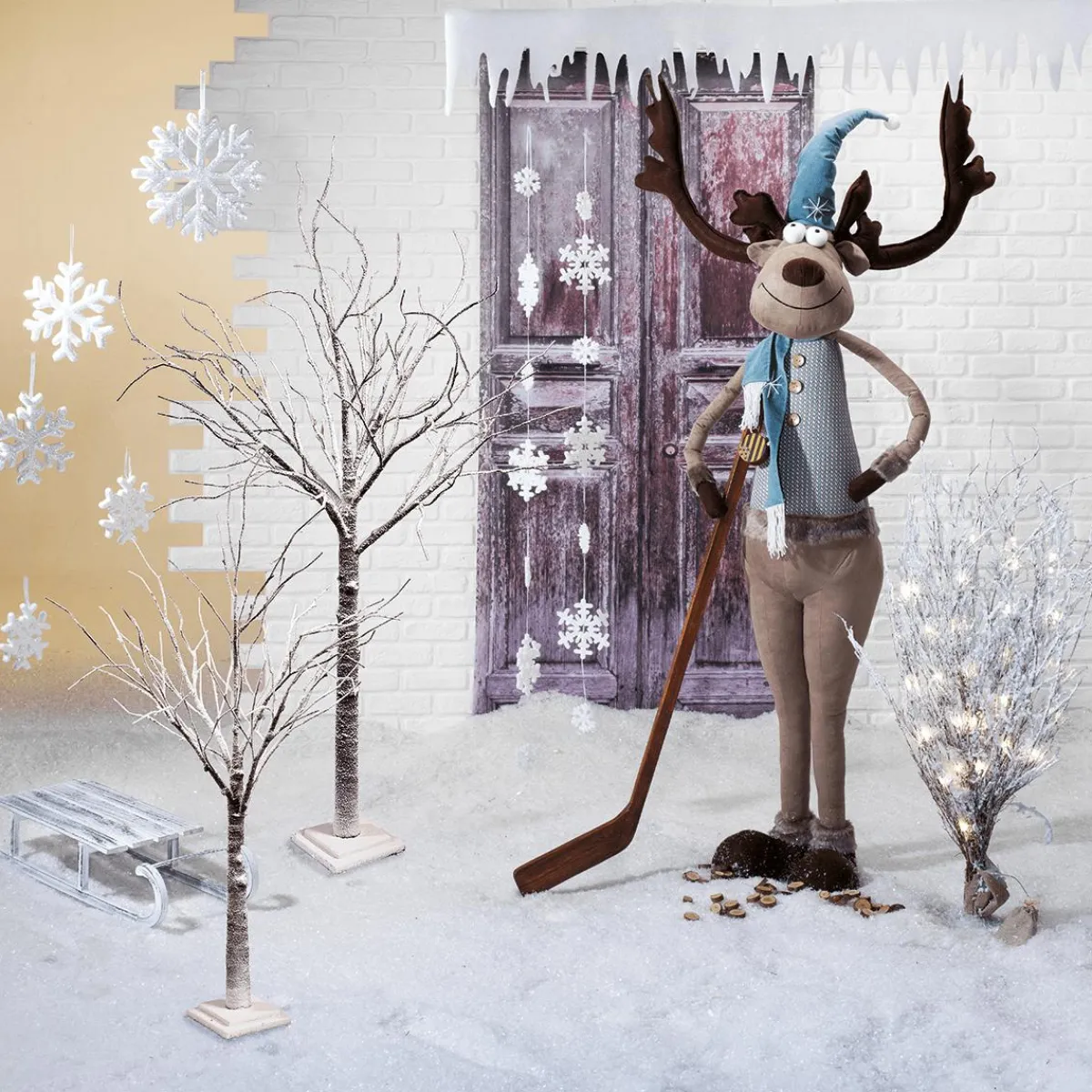 Arbre Déco Enneigé Haut. 70 Cm-DecoWoerner Sale