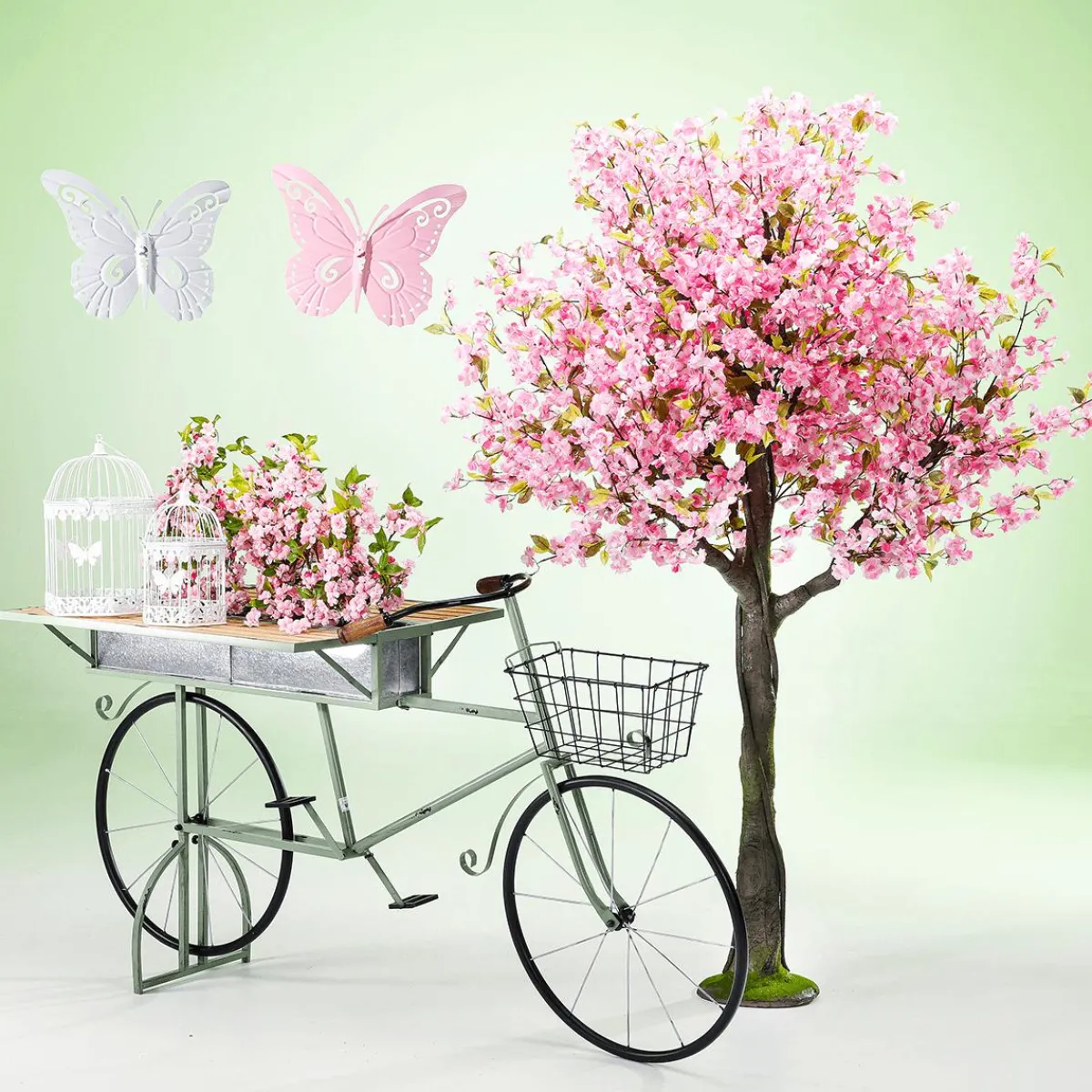 Arbre De Cerisiers Artificiel, 220 Cm,-DecoWoerner