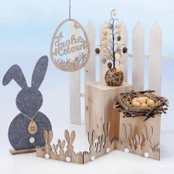 Arbre De Décoration D'œufs De Pâques Brun, 13 X 40 Cm De Haut-DecoWoerner Hot