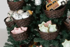 Arbre De Noël Artificiel Avec 20 Paniers Pour Cadeaux Et Marchandises 195 Cm-DecoWoerner Hot