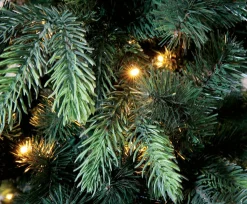 Arbre De Noël Artificiel Sapin Noble Avec LED 150 Cm-DecoWoerner Outlet