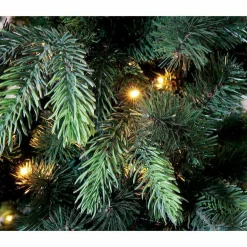 Arbre De Noël Artificiel Sapin Noble Avec LED 180 Cm-DecoWoerner Online