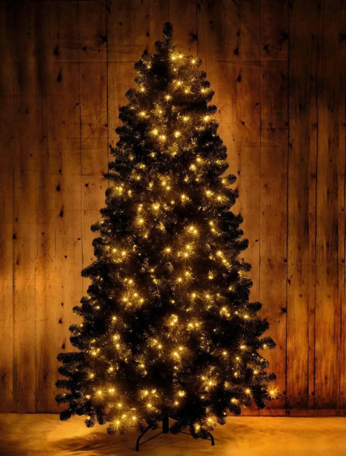 Arbre De Noël Artificiel Sapin Blanc Avec LED 210 Cm-DecoWoerner Discount