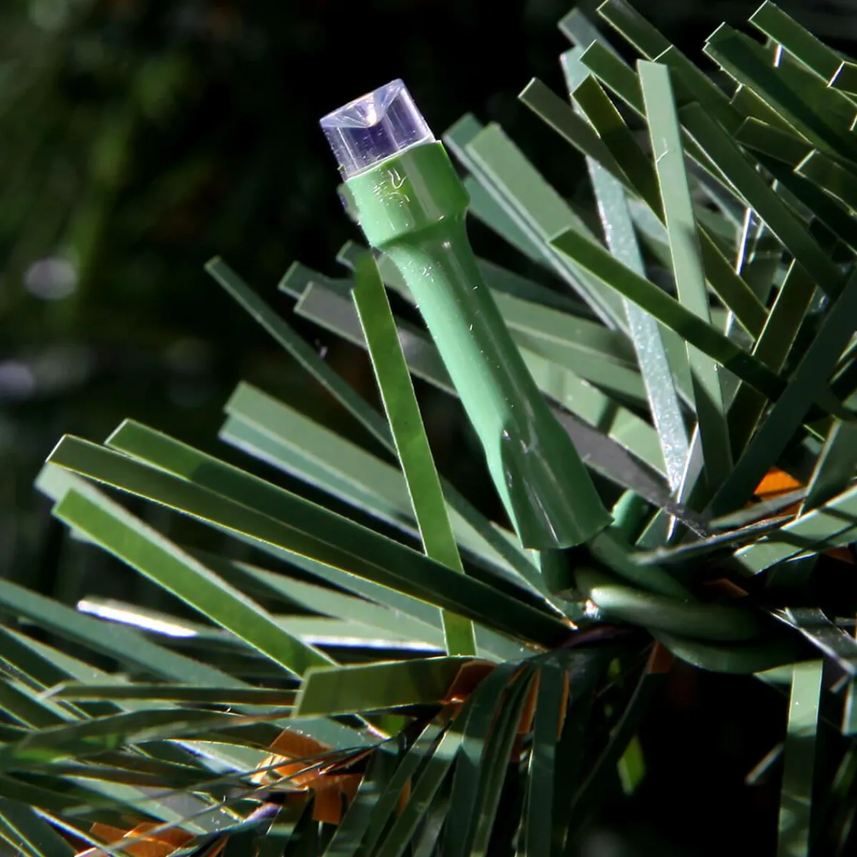 Arbre De Noël Artificiel Sapin Blanc Avec LED 210 Cm-DecoWoerner Discount