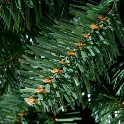 Arbre De Noël Artificiel Sapin Blanc Avec LED 210 Cm-DecoWoerner Discount