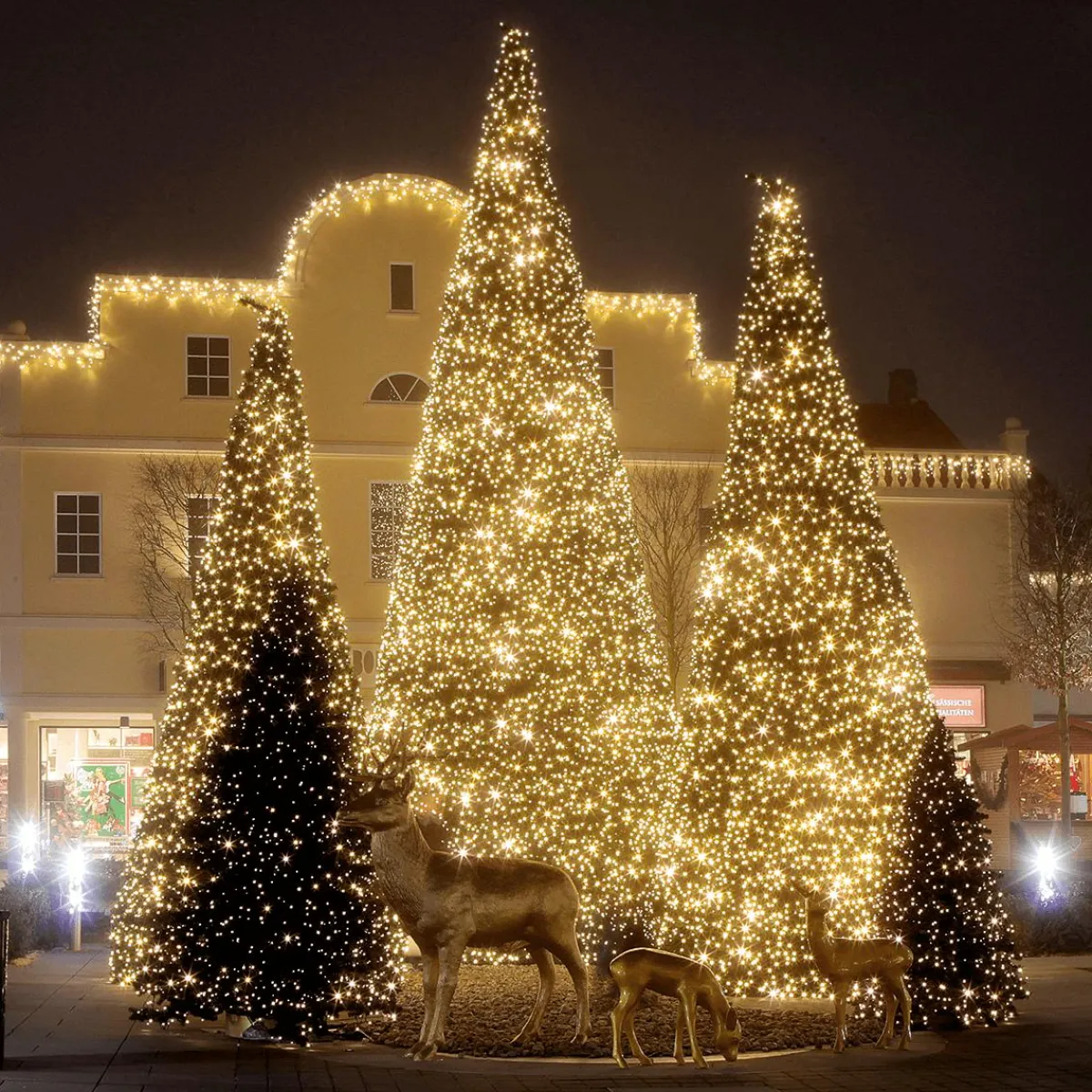 Arbre Géant Avec LED Chaud, Extérieur, 440 Cm-DecoWoerner Outlet