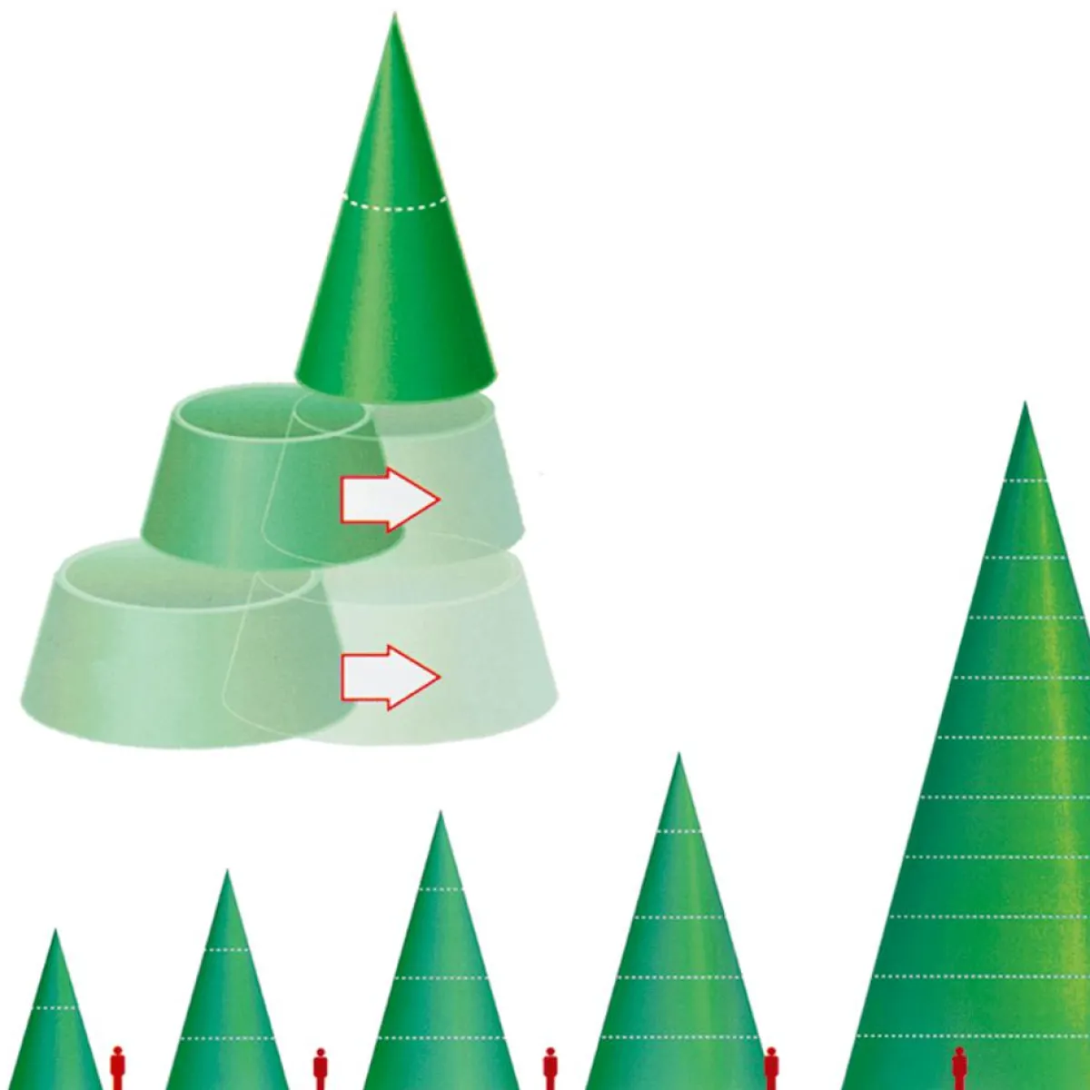 Arbre Géant "Majestic" Haut. 460 Cm-DecoWoerner Clearance