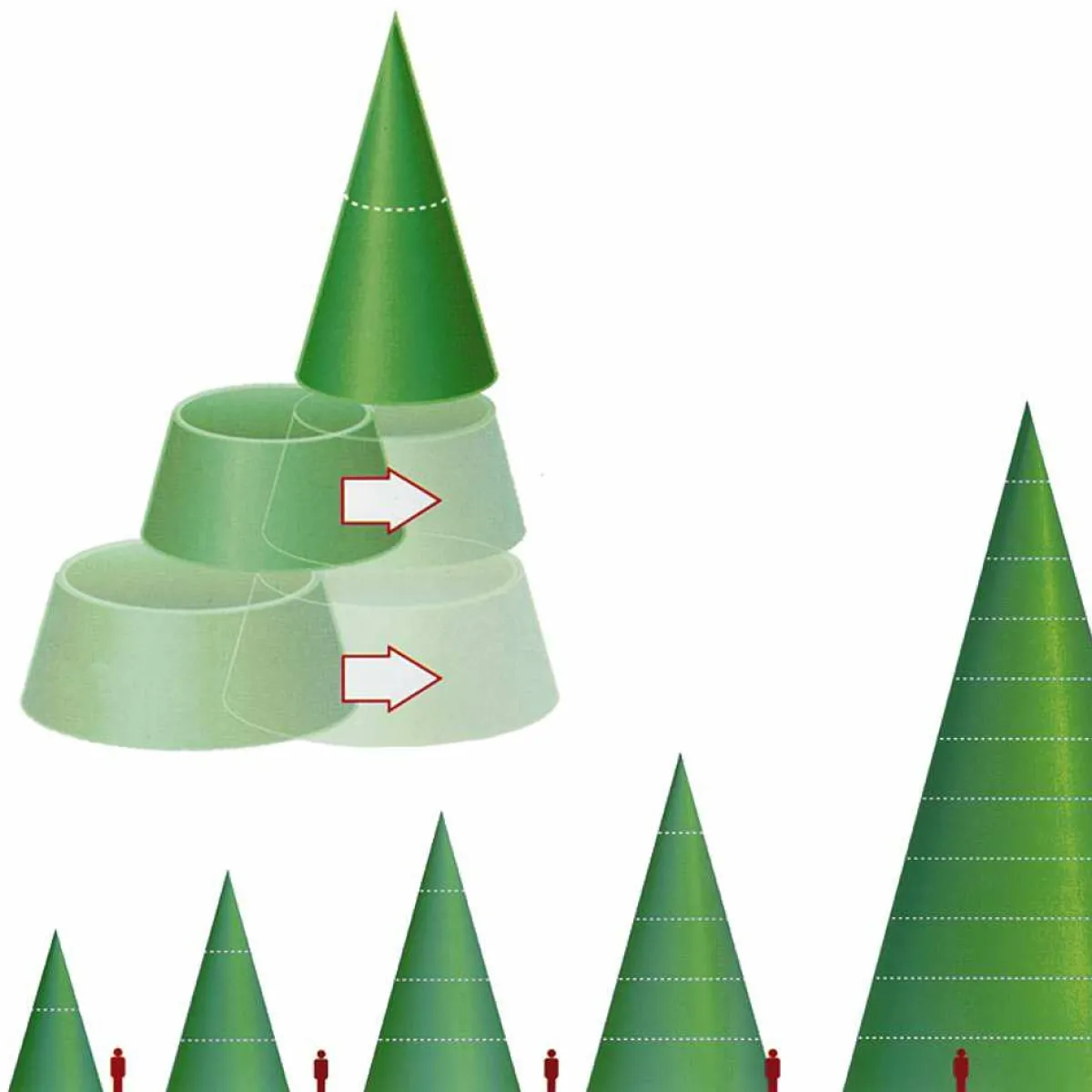 Arbre Géant "Majestic" Haut. 670 Cm-DecoWoerner Best