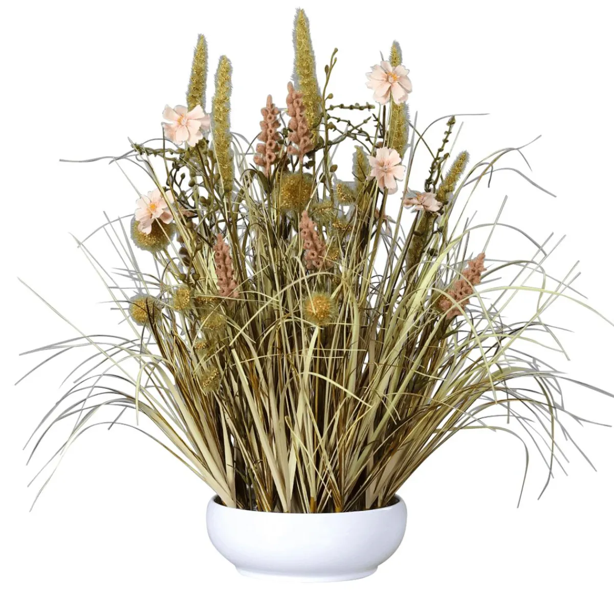 Arrangement De Fleurs Séchées à Partir De Fleurs Artificielles-DecoWoerner