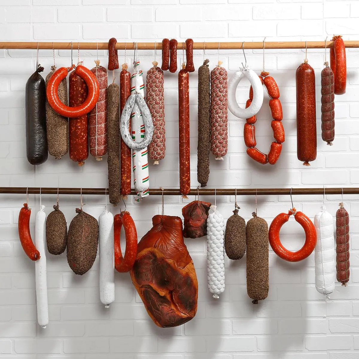 Assortiment De Saucisses Alimentaires Factices XXL Premier équipement, 36 Pièces-DecoWoerner Hot