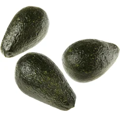 Avocat Aliment Factice, 3 Pces-DecoWoerner