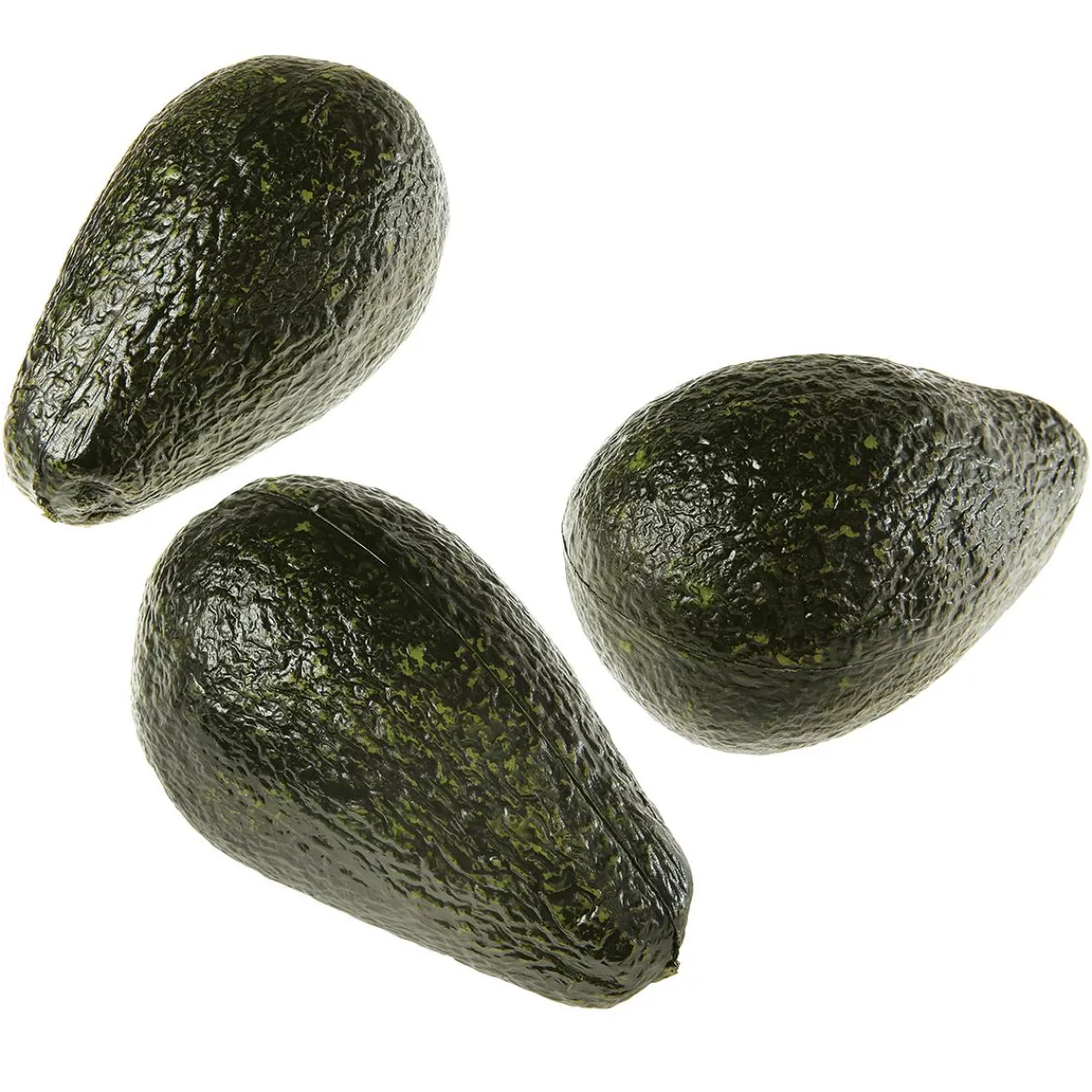 Avocat Aliment Factice, 3 Pces-DecoWoerner