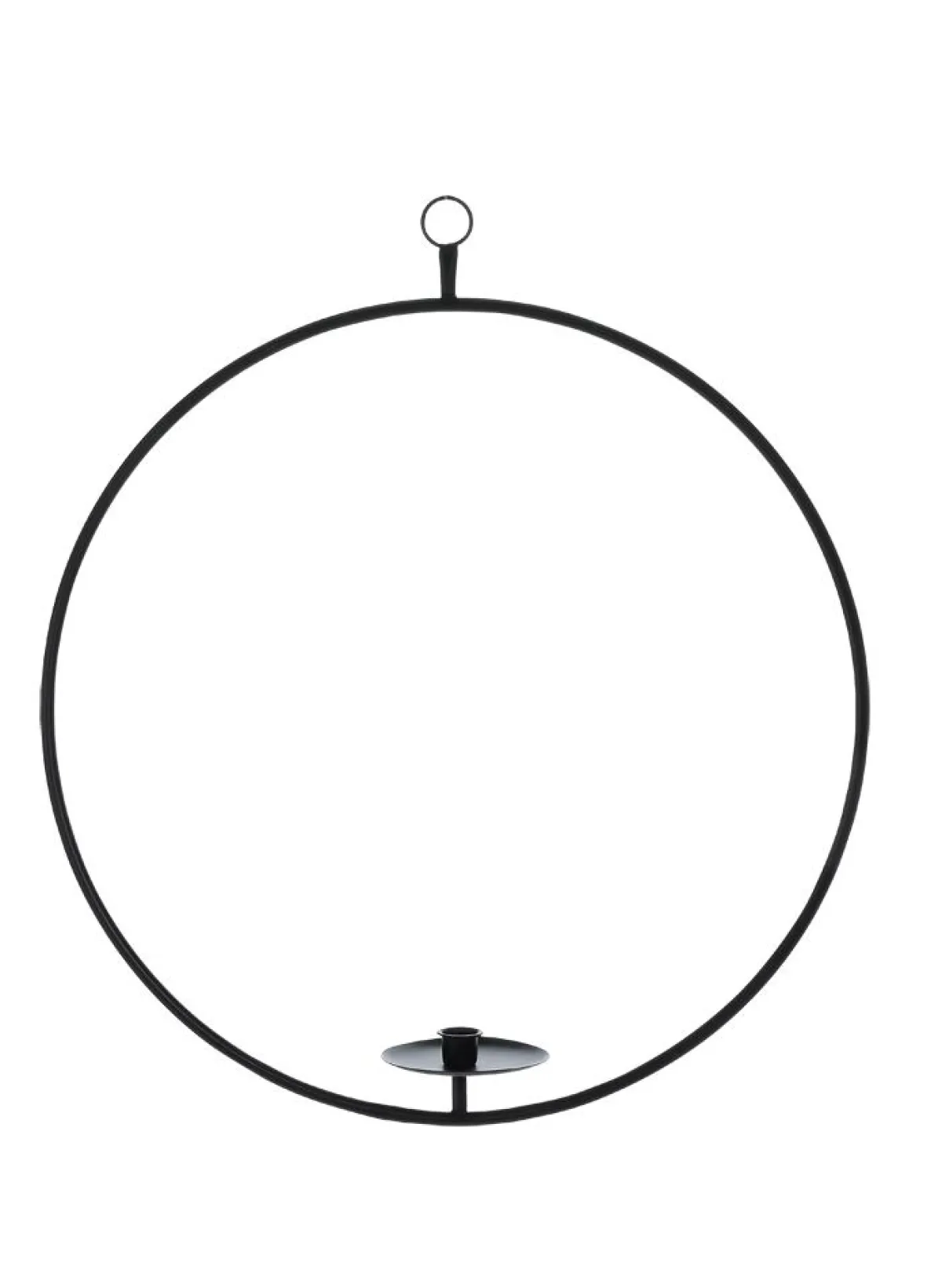 Bague En Métal Avec Bougeoir, 52,5 Cm Ø-DecoWoerner