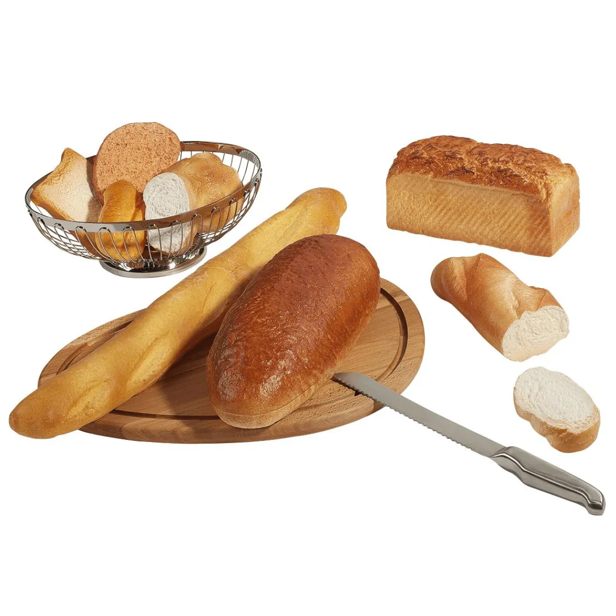 Baguette Aliment Factice 58 Cm-DecoWoerner Discount