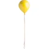 Ballon En Plastique Jaune Ø 28 Cm-DecoWoerner New