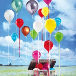 Ballon En Plastique Métallisé Ø 20 Cm-DecoWoerner New