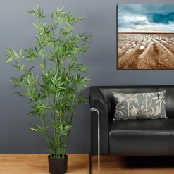 Bambou Artificiel En Pot, 150 Cm-DecoWoerner Sale