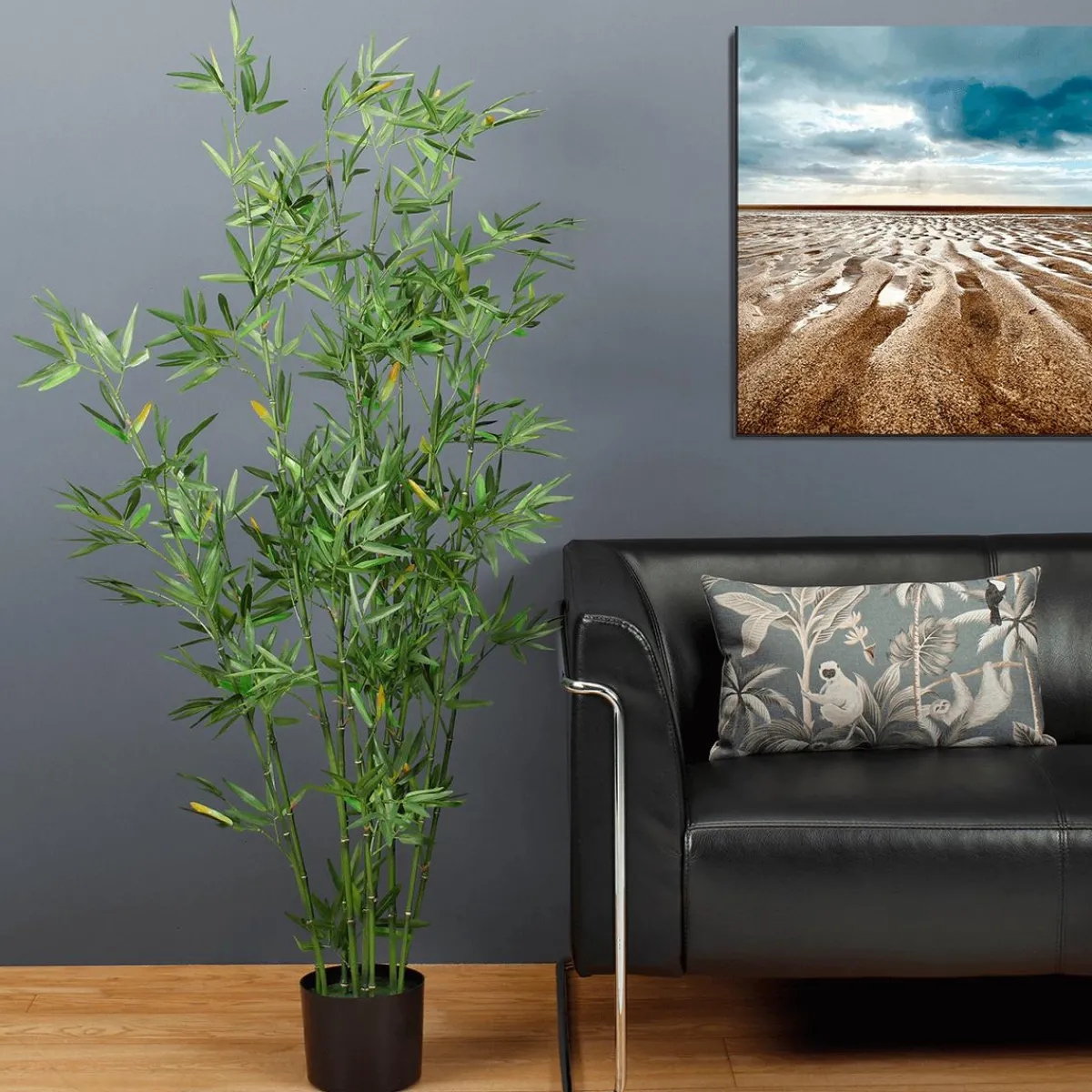 Bambou Artificiel En Pot, 150 Cm-DecoWoerner Sale