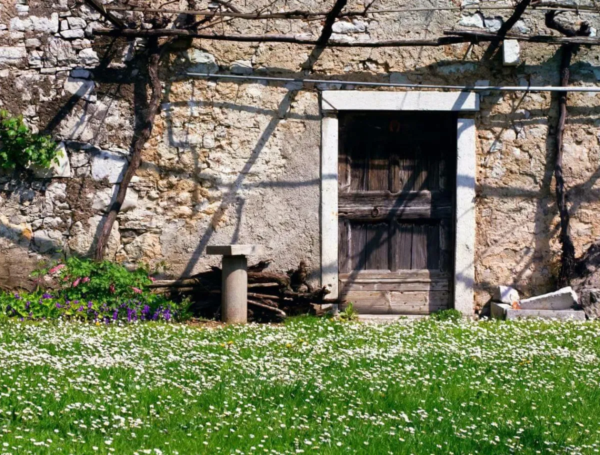 Bannière En Bâche XXL "Vieux Mur De Ferme" En Bâche De Camion Ignifuge 250 X 330 Cm-DecoWoerner