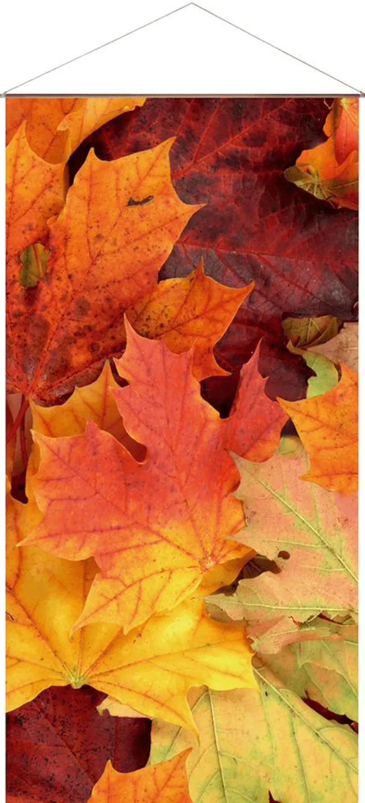 Bannière En Coton Feuilles D'automne De 200 Cm De Long-DecoWoerner Online