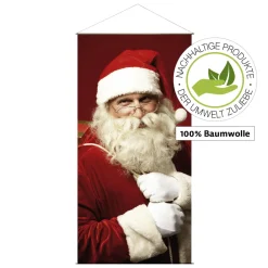 Bannière En Coton "Le Père Noël" Long. 200 Cm-DecoWoerner New