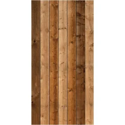 Bannière En Tissu Difficilement Inflammable "mur De Planches Brunes" En Tissu Pour Drapeau 100 X 200 Cm-DecoWoerner Best