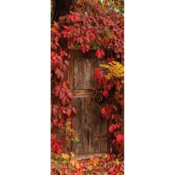 Bannière En Tissu Difficilement Inflammable "Feuilles D'automne" En Tissu Pour Drapeau 100 X 200 Cm-DecoWoerner Discount
