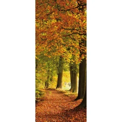 Bannière En Tissu Difficilement Inflammable "Forêt D'automne" En Tissu Pour Drapeau 75 X 180 Cm-DecoWoerner Online