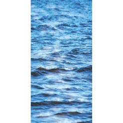 Bannière En Tissu Ignifugé "Eau" En Tissu Pour Drapeau 100 X 200 Cm-DecoWoerner Online