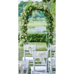 Bannière En Tissu Ignifugé "Mariage En Plein Air" En Tissu Pour Drapeau 100 X 200 Cm-DecoWoerner Discount