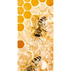 Bannière En Tissu Ignifugé "abeille Laborieuse" En Tissu Pour Drapeau 100 X 200 Cm-DecoWoerner Hot