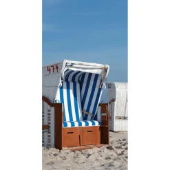 Bannière En Tissu Ignifugé "chaise De Plage he" En Tissu Pour Drapeau 100 X 200 Cm-DecoWoerner Clearance