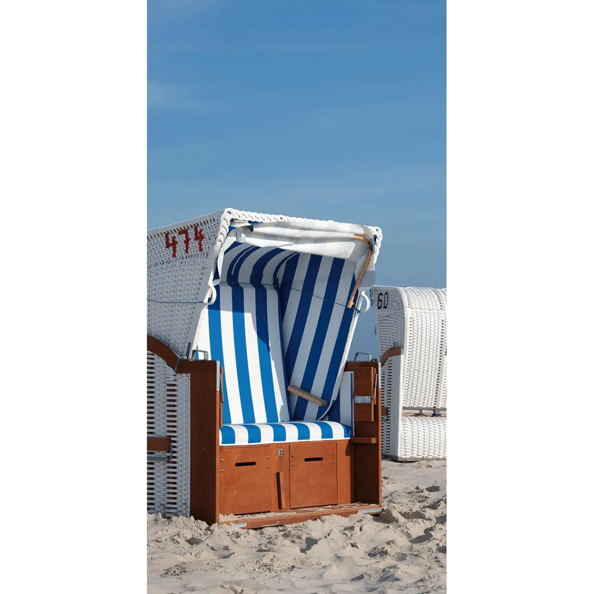 Bannière En Tissu Ignifugé "chaise De Plage he" En Tissu Pour Drapeau 100 X 200 Cm-DecoWoerner Clearance