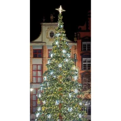 Bannière En Tissu Sapin De Noël 100 X 200 Cm-DecoWoerner Sale