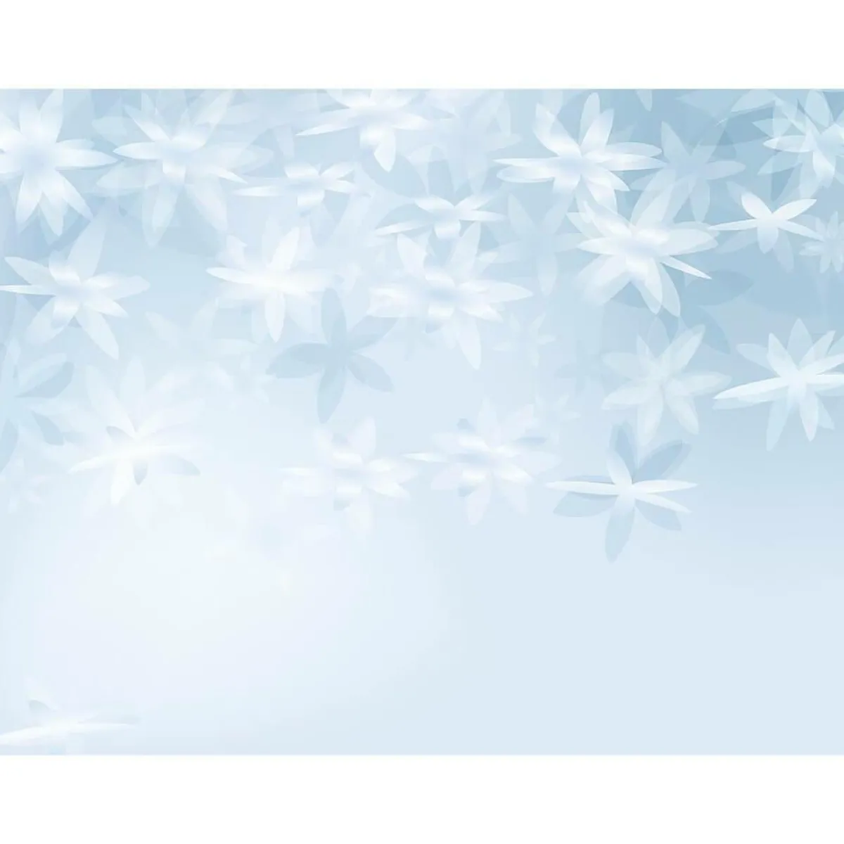 Bannière XXL "Fleurs De Glace" En Bâche De Camion Difficilement Inflammable 250 X 330 Cm-DecoWoerner Hot